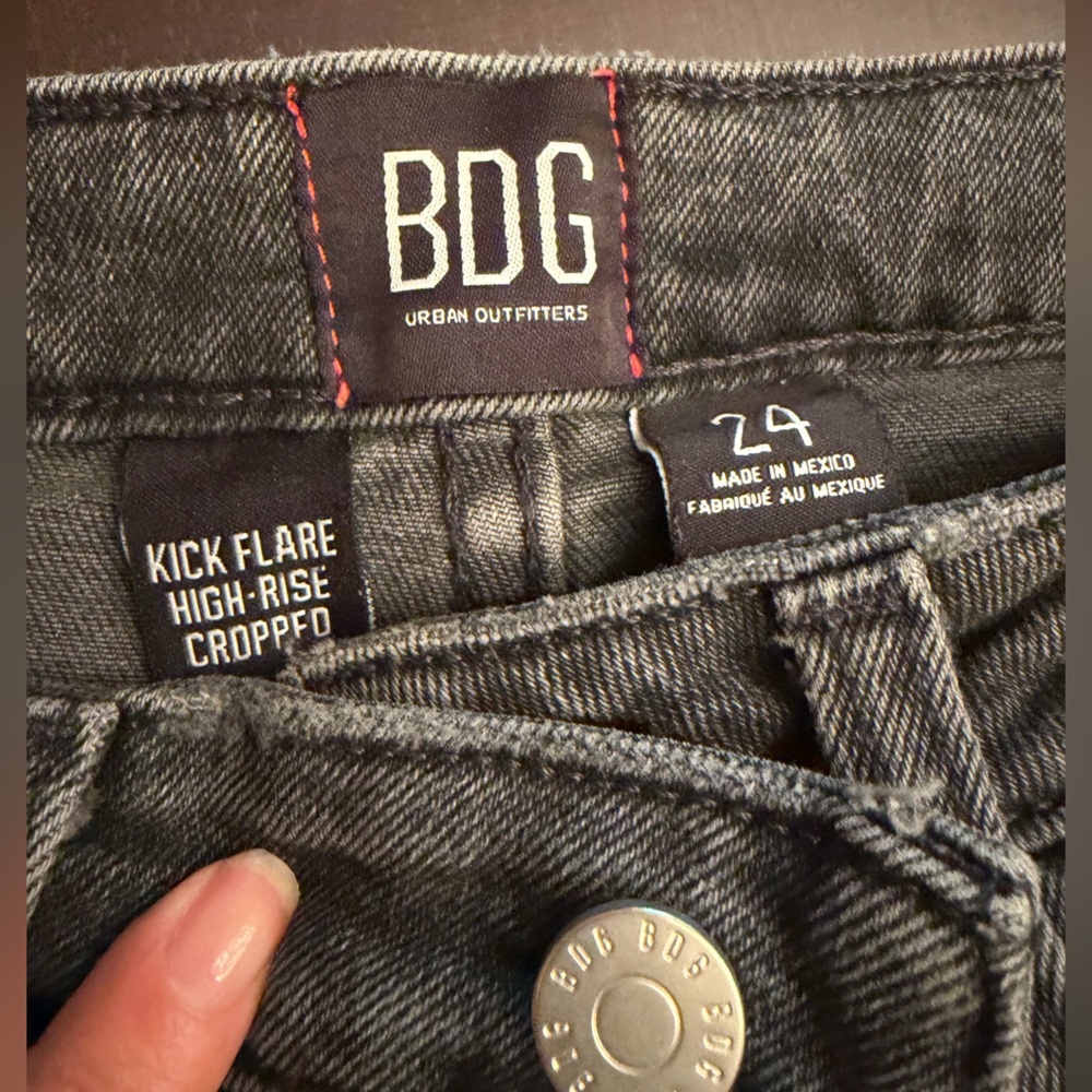 BDG Black Cropped Jeans